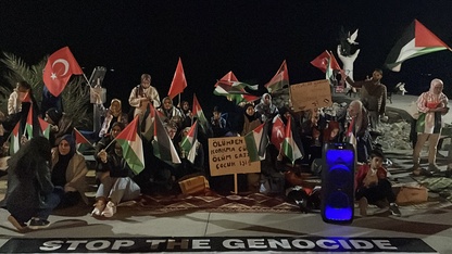Aydın'dan  Küresel Sumud Filosu'na destek