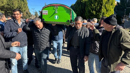 Uşak'ta kazada ölen 3 yayadan Mehmet Karaman son yolculuğuna uğurlandı