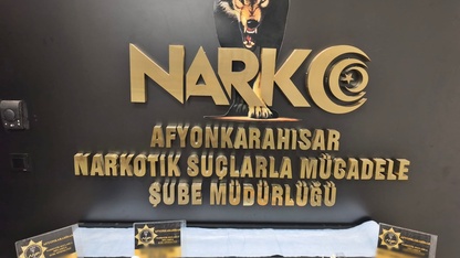 Afyonkarahisar'da uyuşturucu operasyonunda 2 şüpheli tutuklandı 