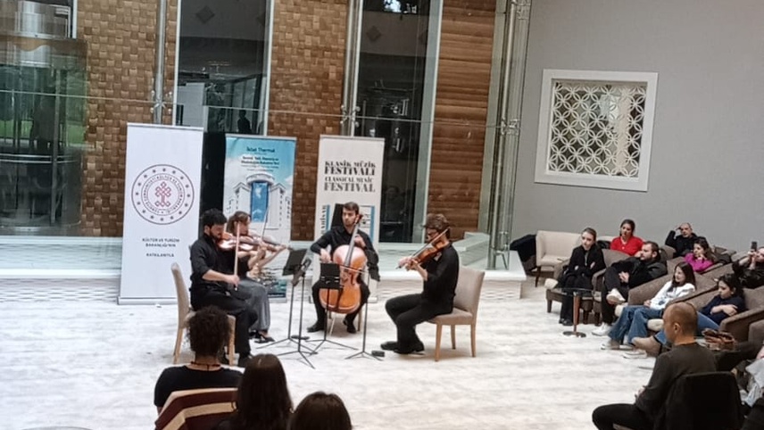 25. Afyonkarahisar Klasik Müzik Festivali'nde "Suk Quartet" konser verdi