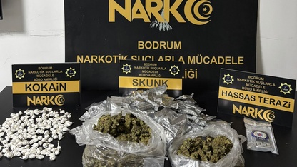 Bodrum'da uyuşturucu operasyonunda 3 zanlı tutuklandı