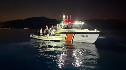 Fethiye açıklarında 33 düzensiz göçmen yakalandı