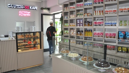Kütahya'da glütensiz kafe açıldı