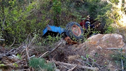 Aydın'da traktörün altında kalan sürücü öldü