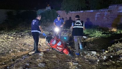 Nazilli'de devrilen motosikletin sürücüsü yaralandı