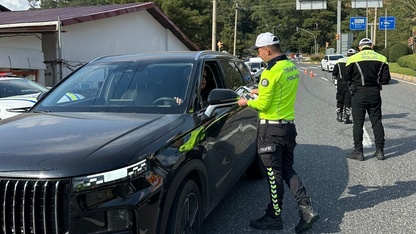 Marmaris'te Ramazan Bayramı tatili dolayısıyla trafik denetimleri artırıldı