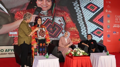 Ardahanlı girişimci kadın, 6. Uluslararası Gastro Afyon Turizm ve Lezzet Festivali'nde ürünlerini tanıttı