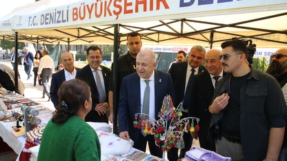 Zafer Partisi Genel Başkanı Ümit Özdağ, Denizli'de temaslarda bulundu