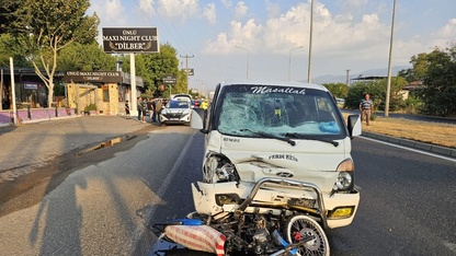 Aydın'da kamyonetle çarpışan motosikletin sürücüsü öldü