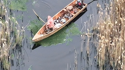 Afyonkarahisar'da gölde kaçak avcılık yapan 4 kişiye para cezası