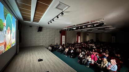 Denizli'de yarıyıl tatilinde çocuklar sinemayla buluştu