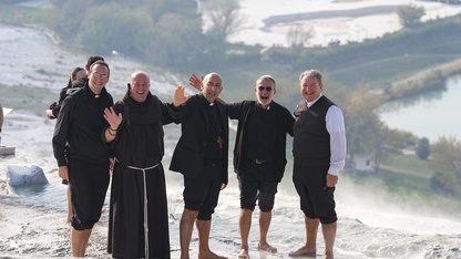 Papa 14. Leo'nun Türkiye ziyareti öncesi Vatikan heyeti, Denizli'de ziyaretlerde bulundu