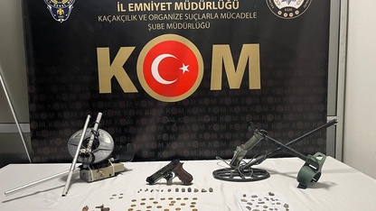 Kütahya'da tarihi eser operasyonunda bir şüpheli yakalandı