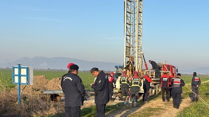 Aydın'da sondaj makinesine sıkışan kişi öldü