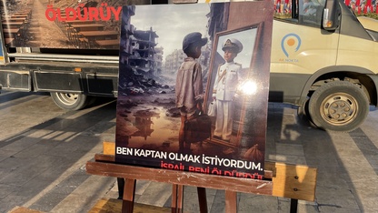 Aydın'da "Boş Sıralar" etkinliğiyle Gazzeli çocuklar anıldı