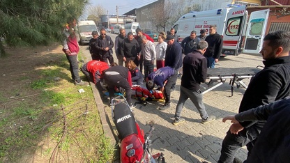 Aydın'da meydana gelen motosiklet kazasında 3 kişi yaralandı