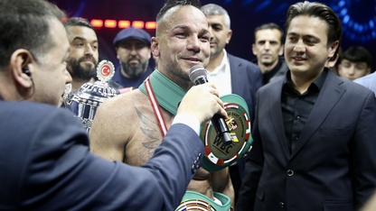 Muğla'da profesyonel boks gecesi düzenlendi