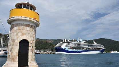 Yolcu gemisi "Marella Discovery 2" ile Marmaris'e 1798 turist geldi