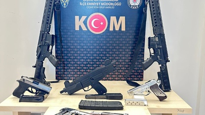 İzmir'de suç örgütüne yönelik operasyonda yakalanan 7 kişi tutuklandı