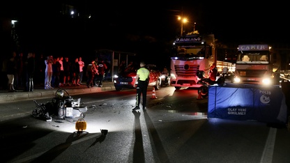 Muğla'da iş makinesiyle çarpışan motosikletin sürücüsü hayatını kaybetti