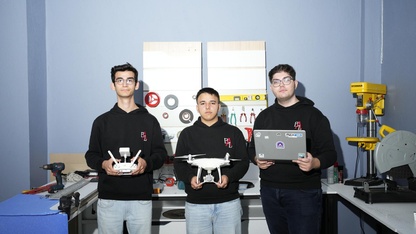 Anadolu lisesi mezunu 3 genç, orman yangınlarına karşı dron tasarladı