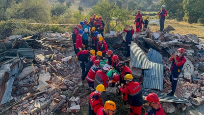 Uşak'ta 6 saat süren deprem tatbikatı yapıldı