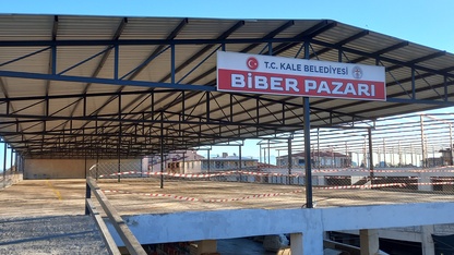 Kale'de tescilli biber için pazar yeri açıldı