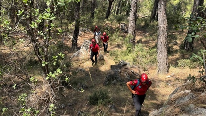 Fethiye'de ormanlık alanda kaybolan turist bulundu