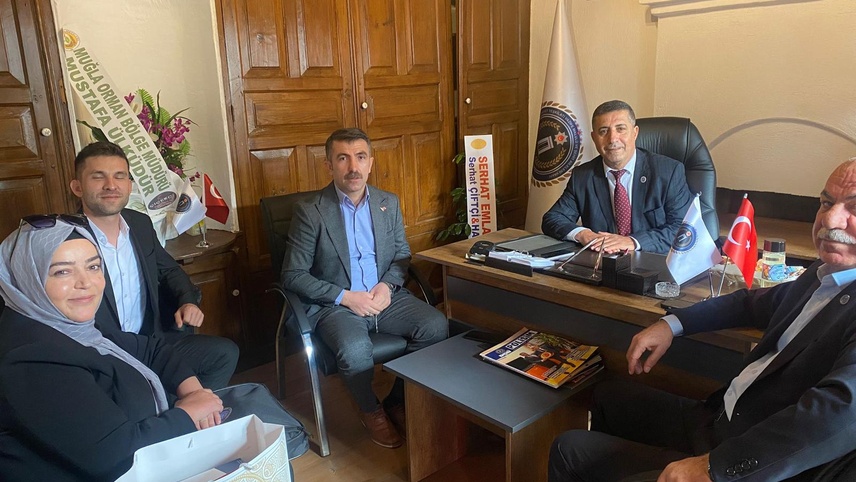 Emniyet Teşkilatı Sendikası Genel Başkanı Okumuş, Muğla Şubesine ziyaret etti
