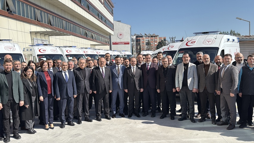 Aydın'da 112 Acil Sağlık filosuna 16 ambulans eklendi