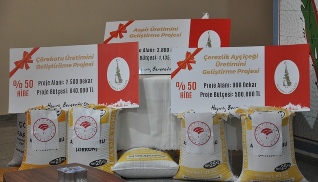 Kütahya'da üreticilere tohum desteği verildi