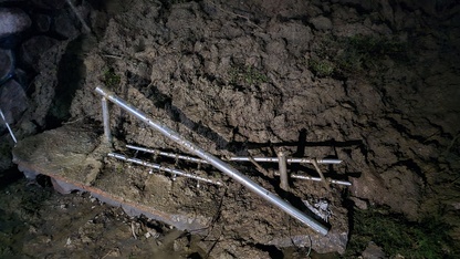 Manisa'da sağanak nedeniyle istinat duvarı yıkıldı