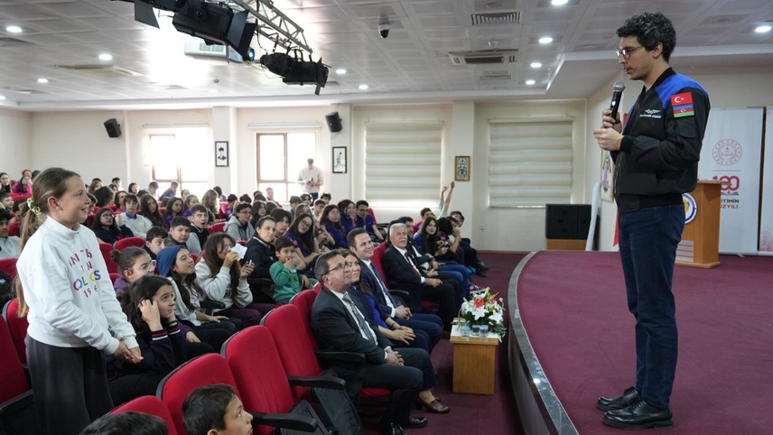 Astronot Tuva Cihangir Atasever Muğla'da öğrencilerle buluştu