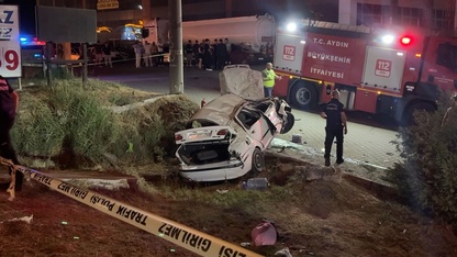 Aydın'da zincirleme trafik kazasında 1 kişi öldü, 5 kişi yaralandı