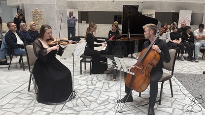25. Afyonkarahisar Klasik Müzik Festivali'nde "Ars Essendi Üçlüsü" konser verdi