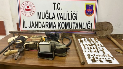 Muğla'da kaçak kazı sırasında yakalanan 4 kişiye adli kontrol