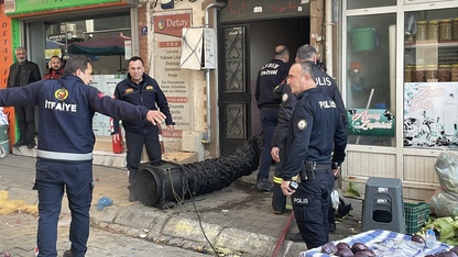 Aydın'da çıkan baca yangını söndürüldü