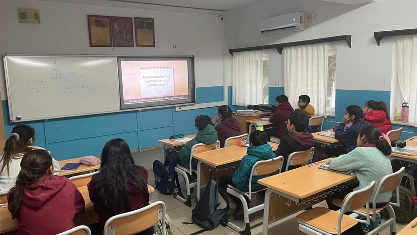 Datça'da öğrencilere finansal bilinç eğitimi verildi