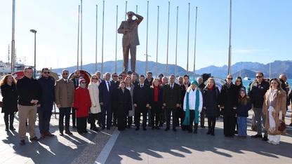 Atatürk'ün Marmaris'e gelişinin 90'ıncı yıl dönümü kutlandı