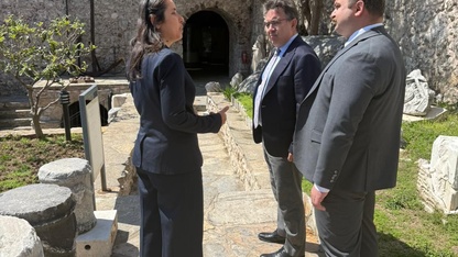 Marmaris Kaymakamı Kaya'dan kale ve müzeye ziyaret