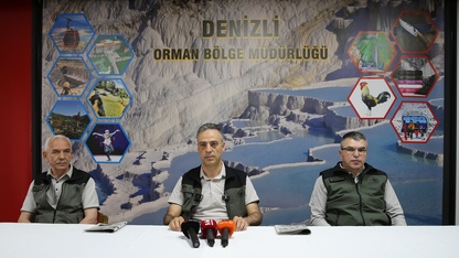 Denizli'de orman yangınlarıyla mücadele ve alınan tedbirler değerlendirildi