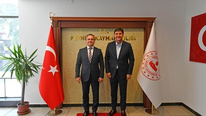 Fethiye Belediye Başkanı Karaca'dan Kaymakam Akkaya'ya ziyaret
