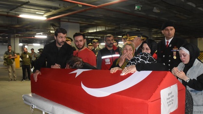 Şehit İstihkam Uzman Çavuş Özen'in naaşı memleketi Afyonkarahisar'a getirildi