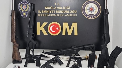 Muğla'da silah kaçakçılığı operasyonunda yakalanan 4 şüpheli tutuklandı