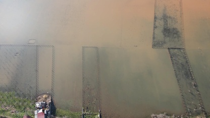 Muğla'da sağanak nedeniyle su altında kalan tarım arazileri havadan görüntülendi