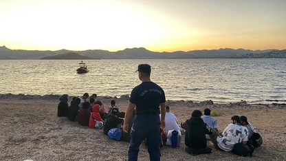 Bodrum açıklarında 20 düzensiz göçmen yakalandı