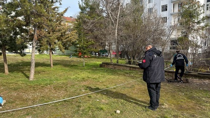 Uşak'ta Millet Bahçesi'nde bir kişi ölü bulundu