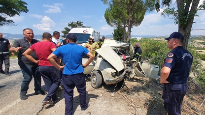 Manisa'daki trafik kazasında 1 kişi öldü, 4 kişi yaralandı