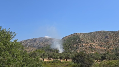 Bodrum'da evde çıkan yangın ormana sıçramadan söndürüldü