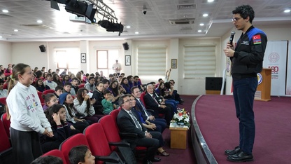 Astronot Tuva Cihangir Atasever Muğla'da öğrencilerle buluştu